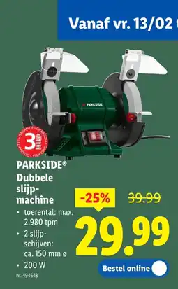 Lidl Dubbele slijpmachine aanbieding