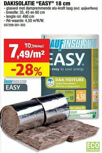 Hubo Dakisolatie easy aanbieding