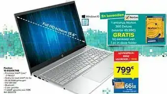 Carrefour Hp pavilion 15-eg0067nb aanbieding