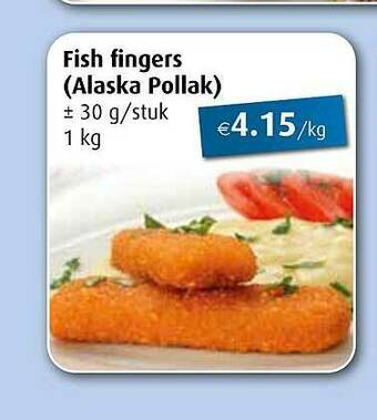 Fish Fingers Alaska Pollak