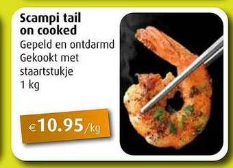 Aronde Scampi Tail On Cooked aanbieding
