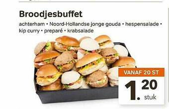 Bon Ap Broodjesbuffet aanbieding