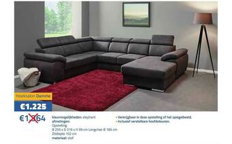 De Prijzenklopper Hoeksalon Damme aanbieding