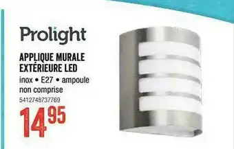 HandyHome Prolight Applique Murale Extérieure Led aanbieding
