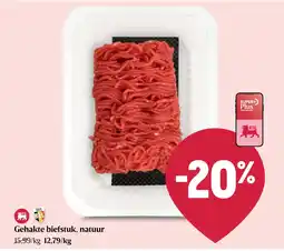 Delhaize Gehakte biefstuk, natuur aanbieding