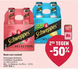 Delhaize Schweppes Basis voor Cocktail aanbieding