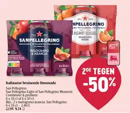 Delhaize San Pellegrino Italiaanse Bruisende Limonade aanbieding