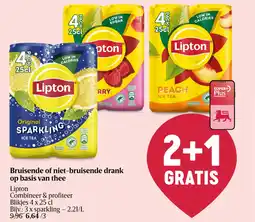 Delhaize BruisBruisende of niet-bruisende drank op basis van thee aanbieding