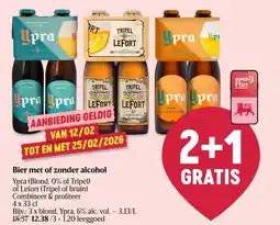 Delhaize Bier met of Zonder Alcohol aanbieding