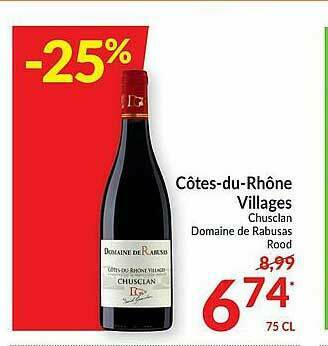 Intermarché Côtes Du Rhône Villages aanbieding