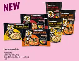 Delhaize Namdong Instantnoedels aanbieding