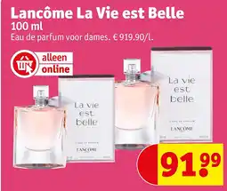 Kruidvat Lancôme La Vie est Belle aanbieding