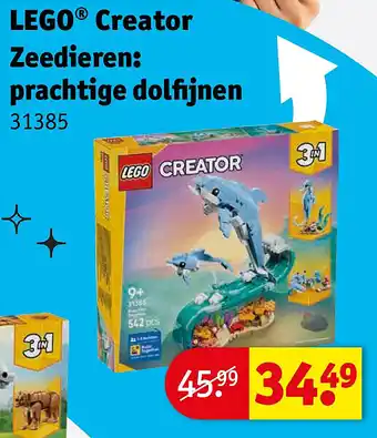 Kruidvat LEGO Creator Zeedieren: prachtige dolfijnen aanbieding
