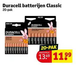 Kruidvat Duracell batterijen Classic aanbieding