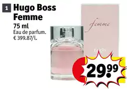 Kruidvat Hugo Boss Femme aanbieding