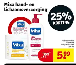Kruidvat Mixa hand- en lichaamsverzorging aanbieding