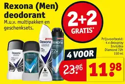 Kruidvat Rexona (Men) deodorant aanbieding