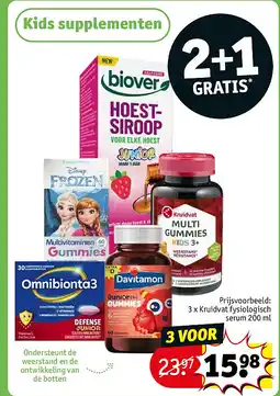 Kruidvat 3 x Kruidvat fysiologisch serum 200 ml aanbieding