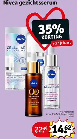 Kruidvat Nivea gezichtsserum aanbieding