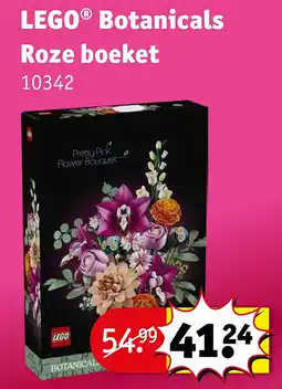 Kruidvat LEGO Botanicals Roze boeket aanbieding