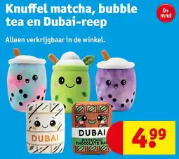 Kruidvat Knuffel matcha, bubble tea en Dubai-reep aanbieding