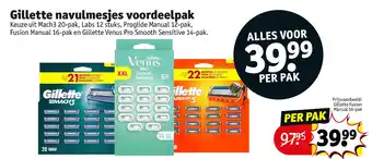 Gillette navulmesjes voordeelpak