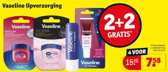 Kruidvat Vaseline lipverzorging aanbieding