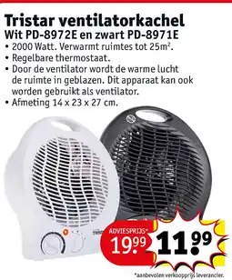 Kruidvat Tristar ventilatorkachel aanbieding