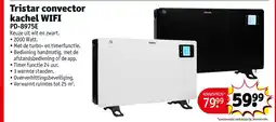 Kruidvat Tristar convector kachel WIFI aanbieding