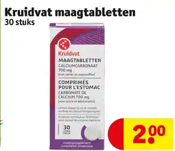 Kruidvat Kruidvat maagtabletten aanbieding