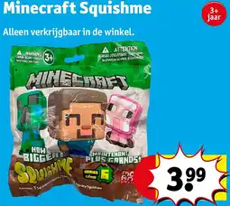 Kruidvat Minecraft Squishme aanbieding
