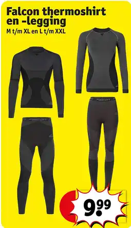 Kruidvat Falcon thermoshirt en -legging aanbieding