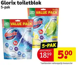 Kruidvat Glorix toiletblok aanbieding