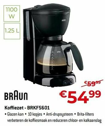 Exellent Braun koffiezet - brkf5601 aanbieding