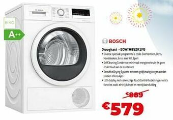 Exellent Bosch droogkast - bowtm852k1fg aanbieding