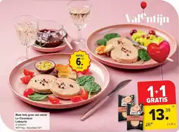 Carrefour Blok foie gras van eend Le Classique Labeyrie aanbieding