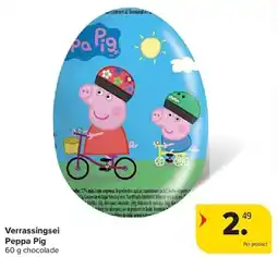 Carrefour Verrassingsei Peppa Pig aanbieding