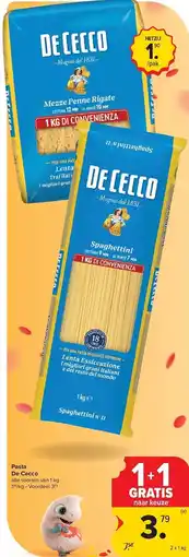 Carrefour Pasta De Cecco aanbieding
