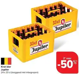 Carrefour Krat bier Jupiler aanbieding