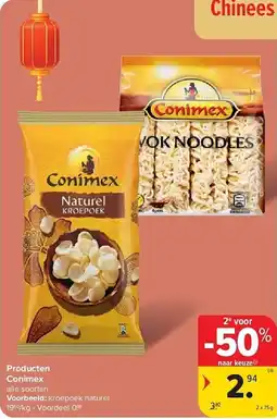 Carrefour Producten Conimex aanbieding