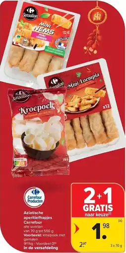 Carrefour Aziatische Aperitiefhapjes Carrefour aanbieding