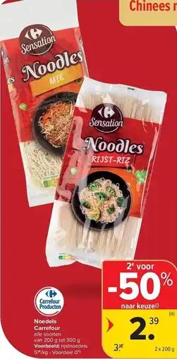 Carrefour Noedels Carrefour aanbieding