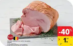 Carrefour Gerookte beenham van varken van weleer aanbieding