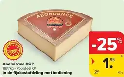 Carrefour Abondance AOP aanbieding