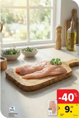 Carrefour Kippenfiletlapje Carrefour aanbieding