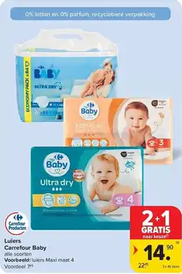 Carrefour Luiers Carrefour Baby aanbieding