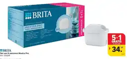 Carrefour Brita Set van 6 patronen Maxtra Pro aanbieding