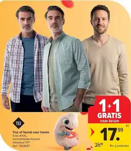 Carrefour Trui of Hemd voor Heren aanbieding