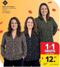 Carrefour Bloes voor dames aanbieding