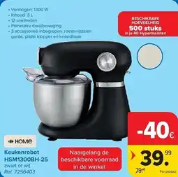 Carrefour Home Keukenrobot HSM1300BH-25 aanbieding